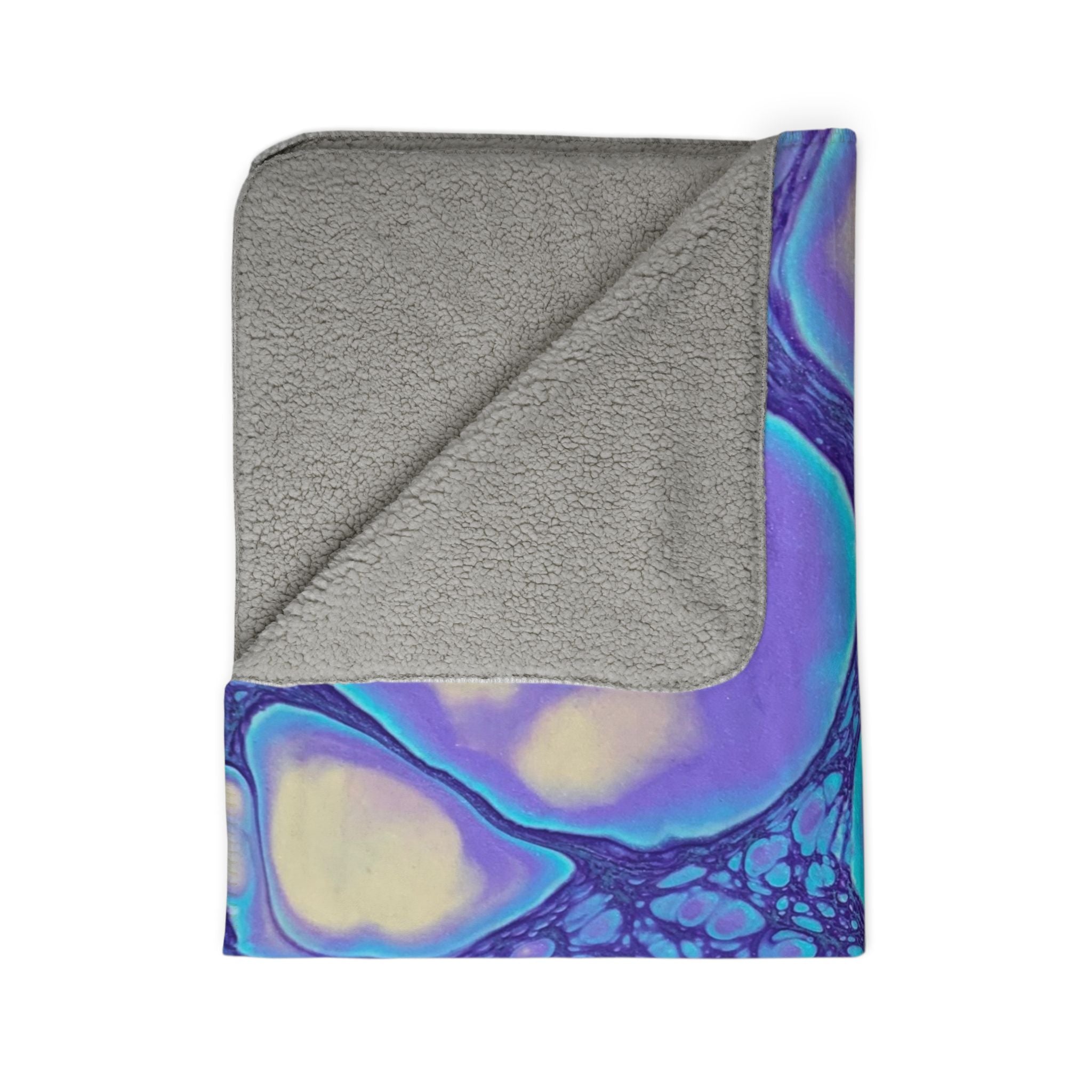 Bespattered Facade Persephone Fleece Sherpa Blanket | 2 Colors & Sizes