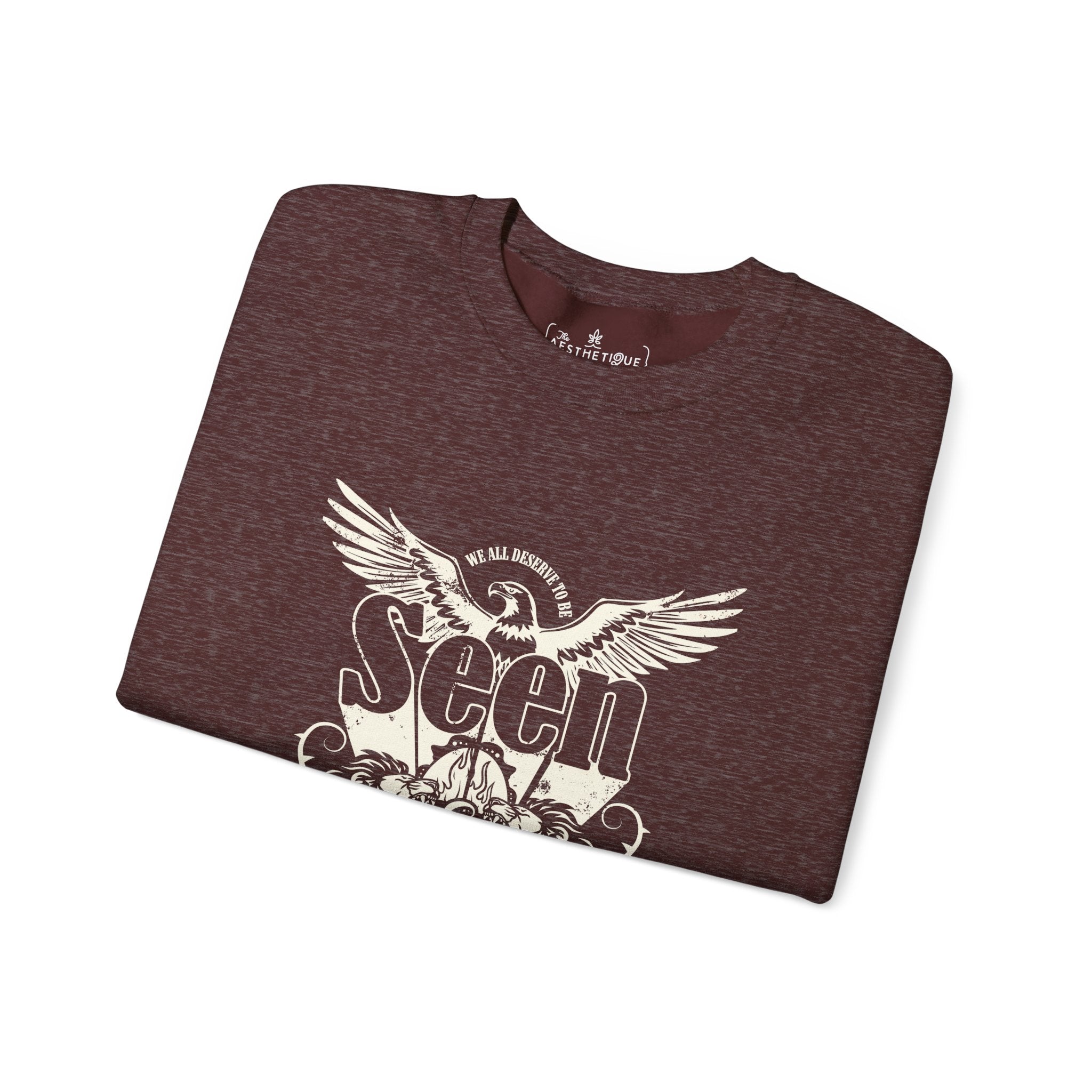 We All Deserve to be Seen & Heard - Adult Unisex Heavy Blend™ Crewneck Sweatshirt