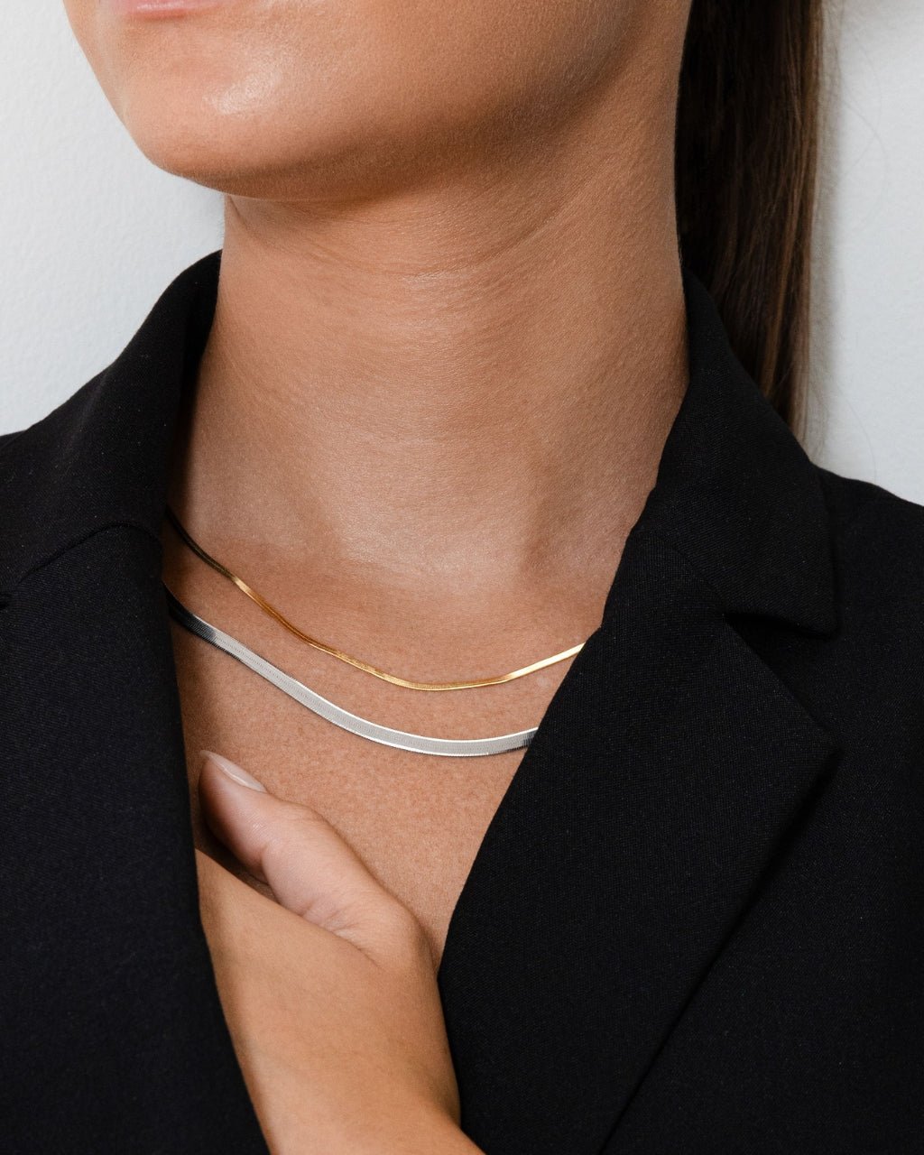 Sterling Silver Herringbone Chain