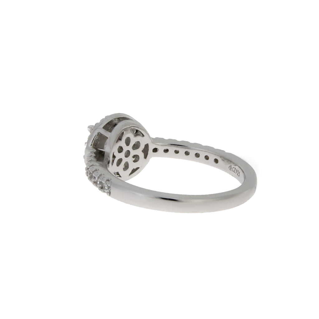 Cubic Zirconium Ring Sterling Silver