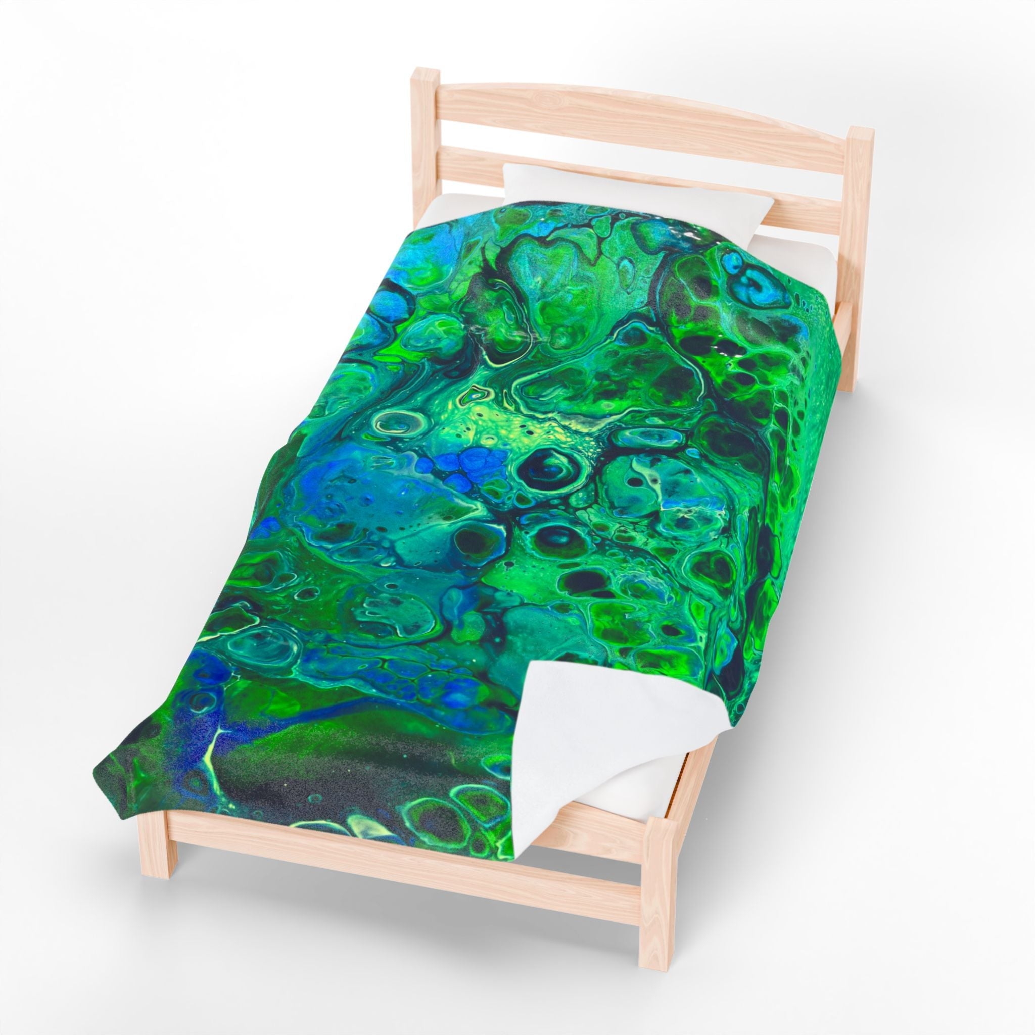 Bespattered Facade Radioactive Velveteen Plush Blanket | 3 Sizes