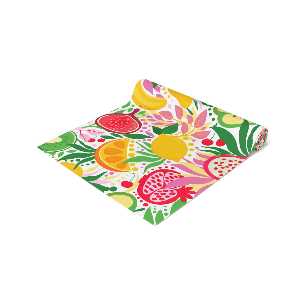 Bespattered Facade Colorful Fruits Table Runner (2 sizes)