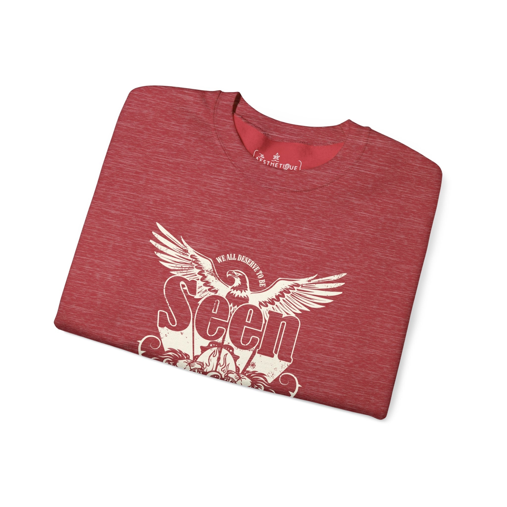 We All Deserve to be Seen & Heard - Adult Unisex Heavy Blend™ Crewneck Sweatshirt