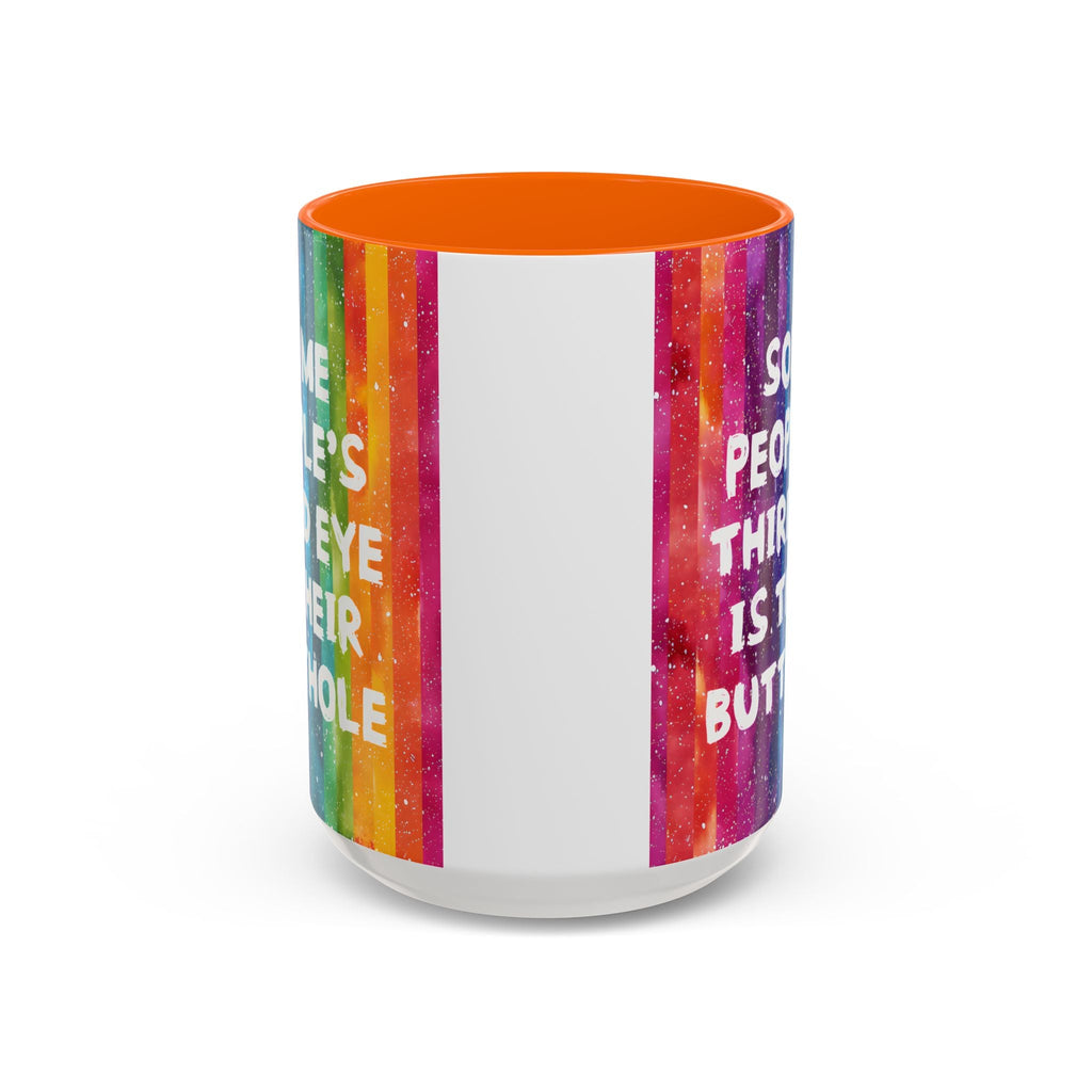 Bespattered Facade All-Seeing Butthole Rainbow Mug | Eight Colors | 11oz or 15oz