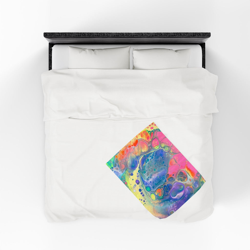 Bespattered Facade Unicorn Velveteen Plush Blanket | 3 Sizes