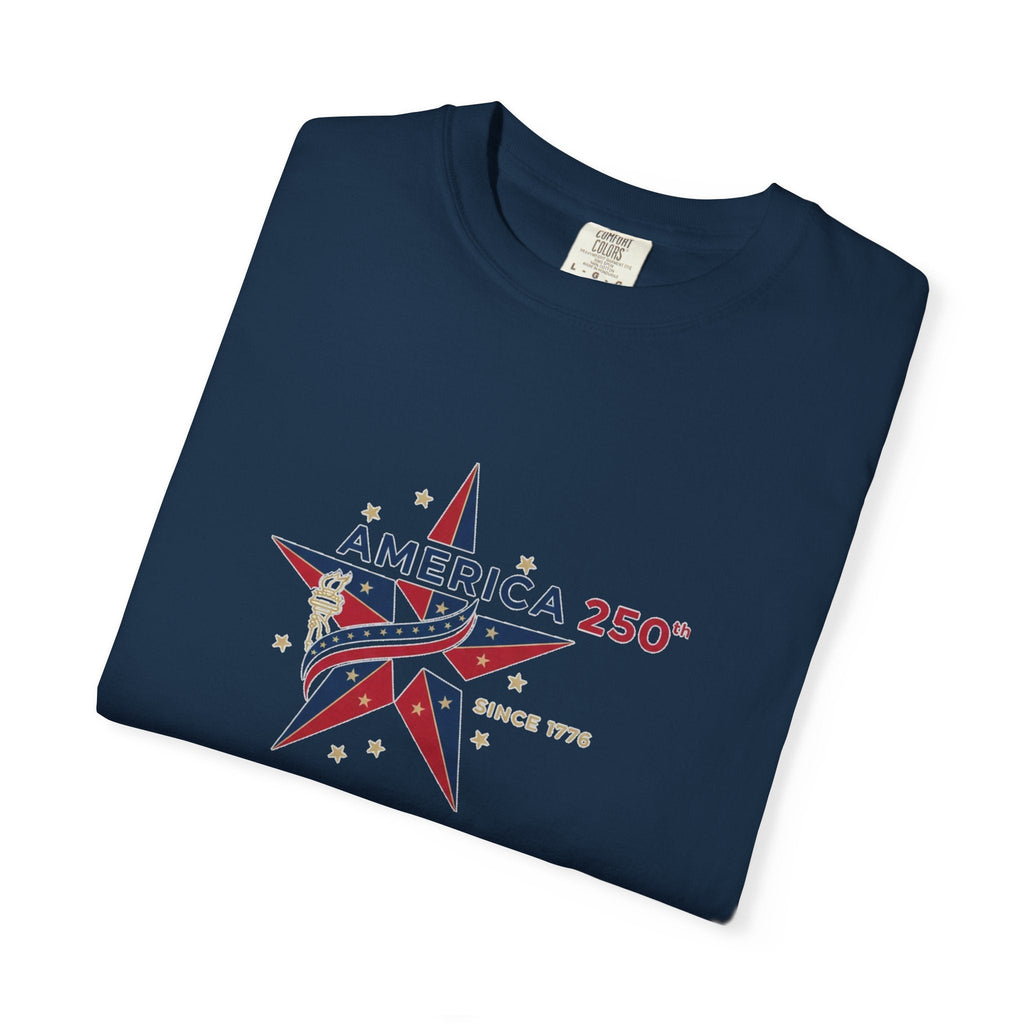 America 250 Star -  Happy Birthday USA T-Shirt
