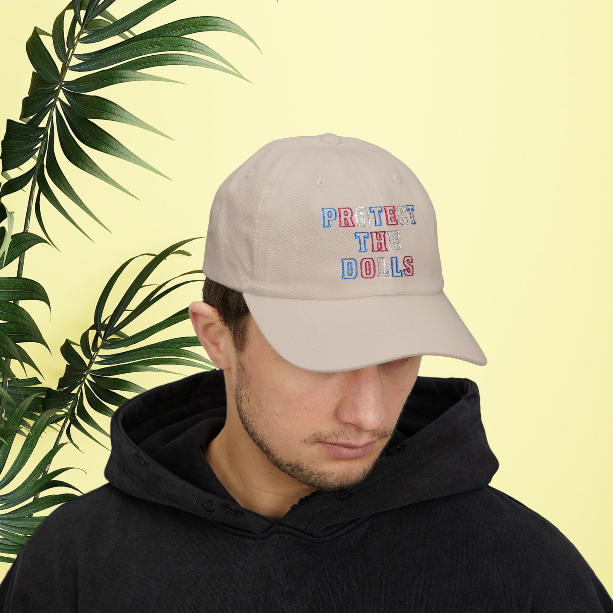 Bespattered Facade Protect the Dolls LGBTQ+ Pride Trans Support Embroidered Hat | 10 Colors