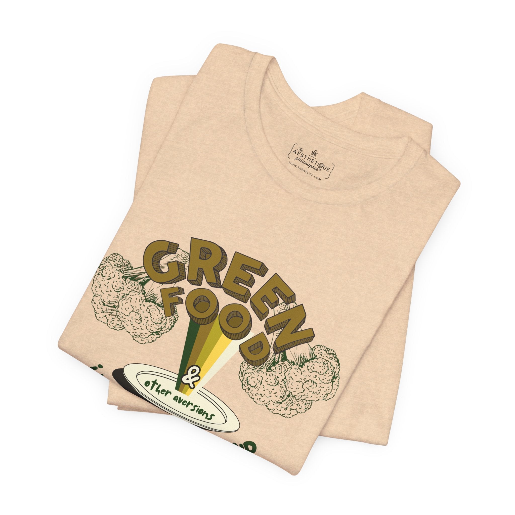 Green Food & Other Aversions I Won't Come Around - Autism/ARFID/SPD - Adult Unisex Jersey Tee