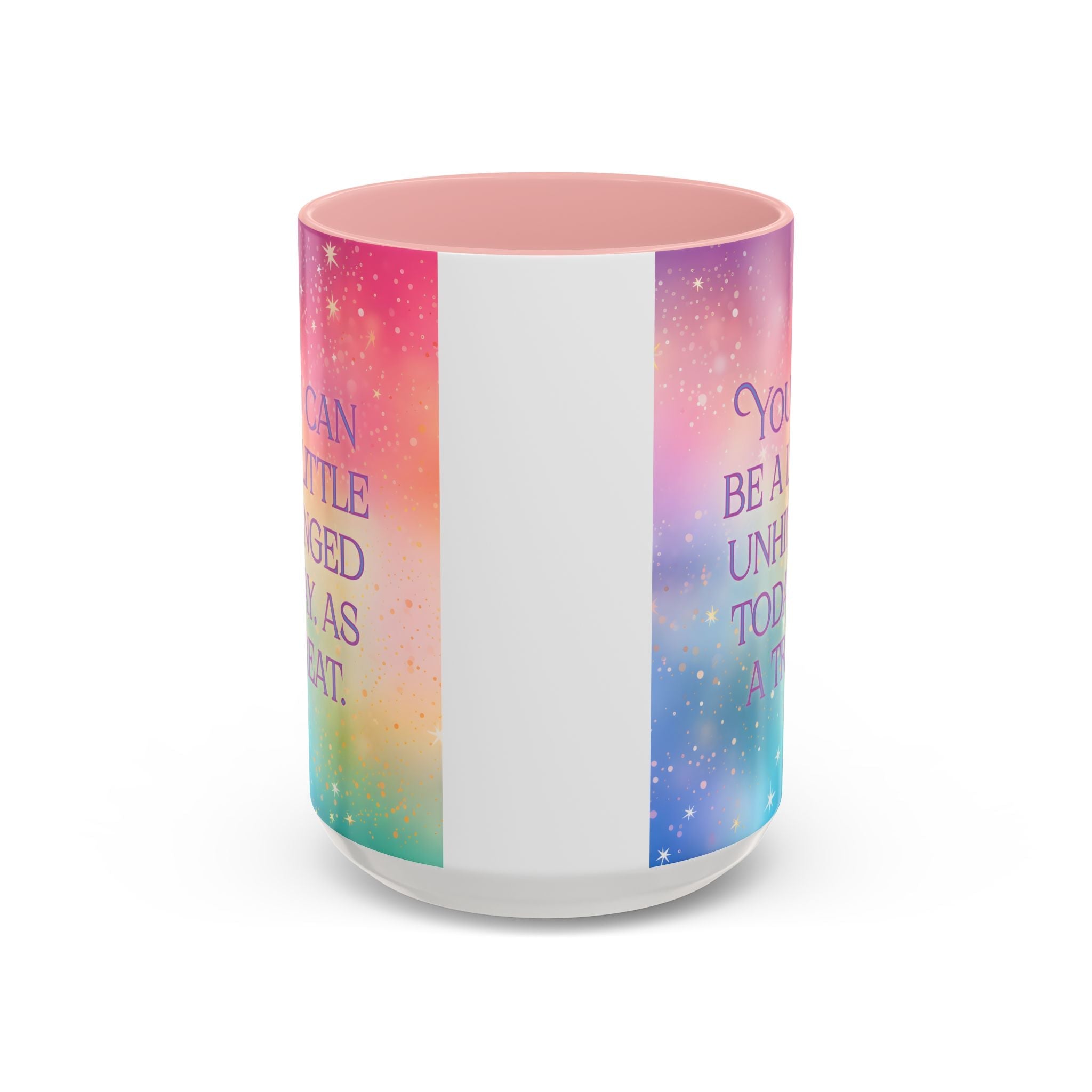 Bespattered Facade Treat Yourself Pastel Rainbow Mug | Three Colors | 11oz or 15oz