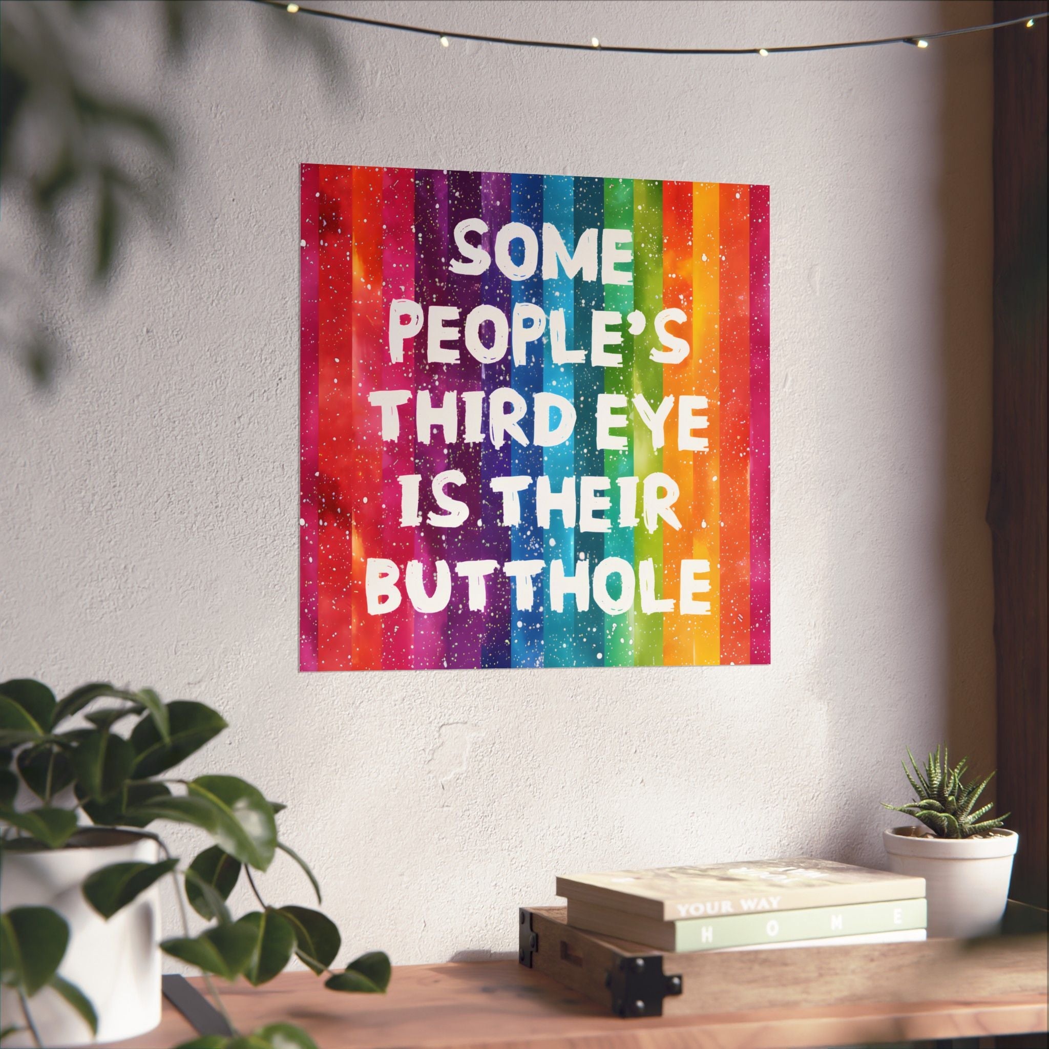 Bespattered Facade All-Seeing Butthole Rainbow Giclée Archival Matte Paper Prints