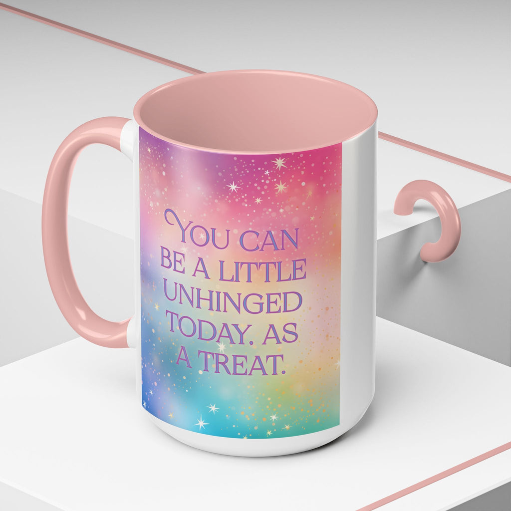 Bespattered Facade Treat Yourself Pastel Rainbow Mug | Three Colors | 11oz or 15oz