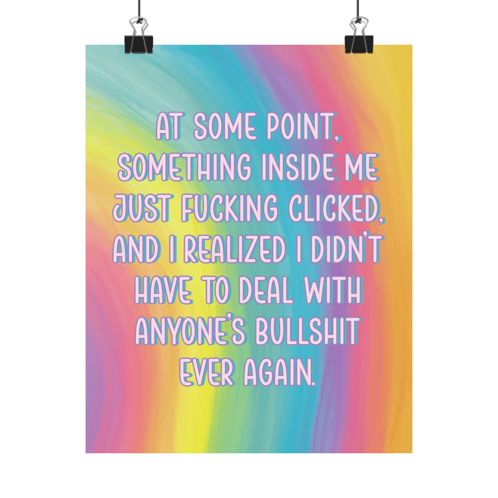Bespattered Facade "Never Deal with BS Again" Giclée Archival Matte Paper Prints