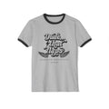 Dude ... That Flaps - Stimming Positivity - Adult  Unisex Ringer Tee