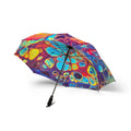Intergalactic Rainbow Foldable Umbrella — Compact Semi-Automatic Rain Parasol