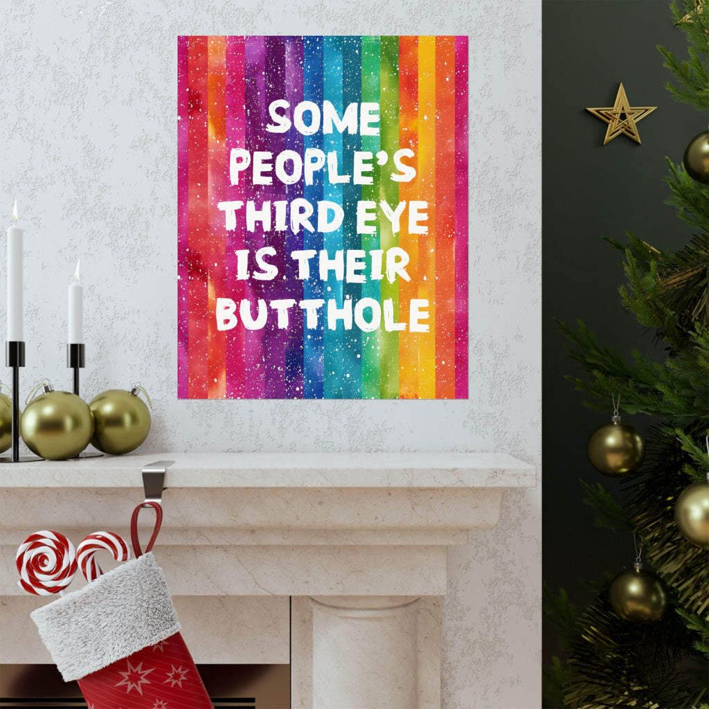 Bespattered Facade All-Seeing Butthole Rainbow Giclée Archival Matte Paper Prints