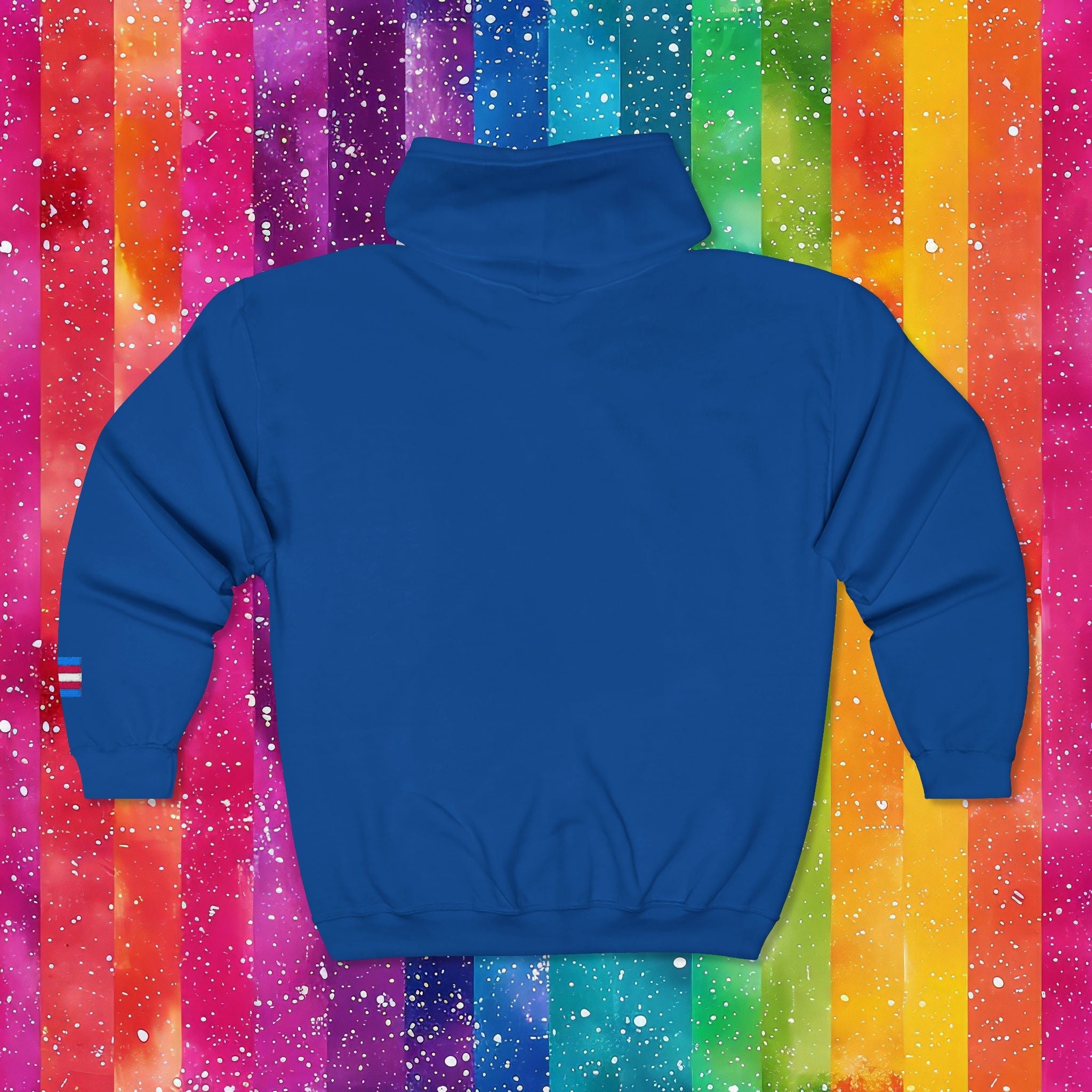 Bespattered Facade Protect the Dolls LGBTQ+ Pride Trans Support Embroidered Full-Zip Hoodie