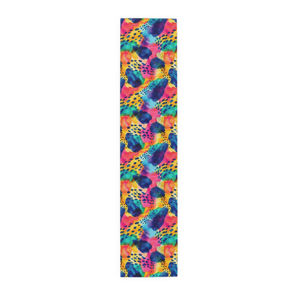 Bespattered Facade Colorful Abstract Table Runner (2 sizes)