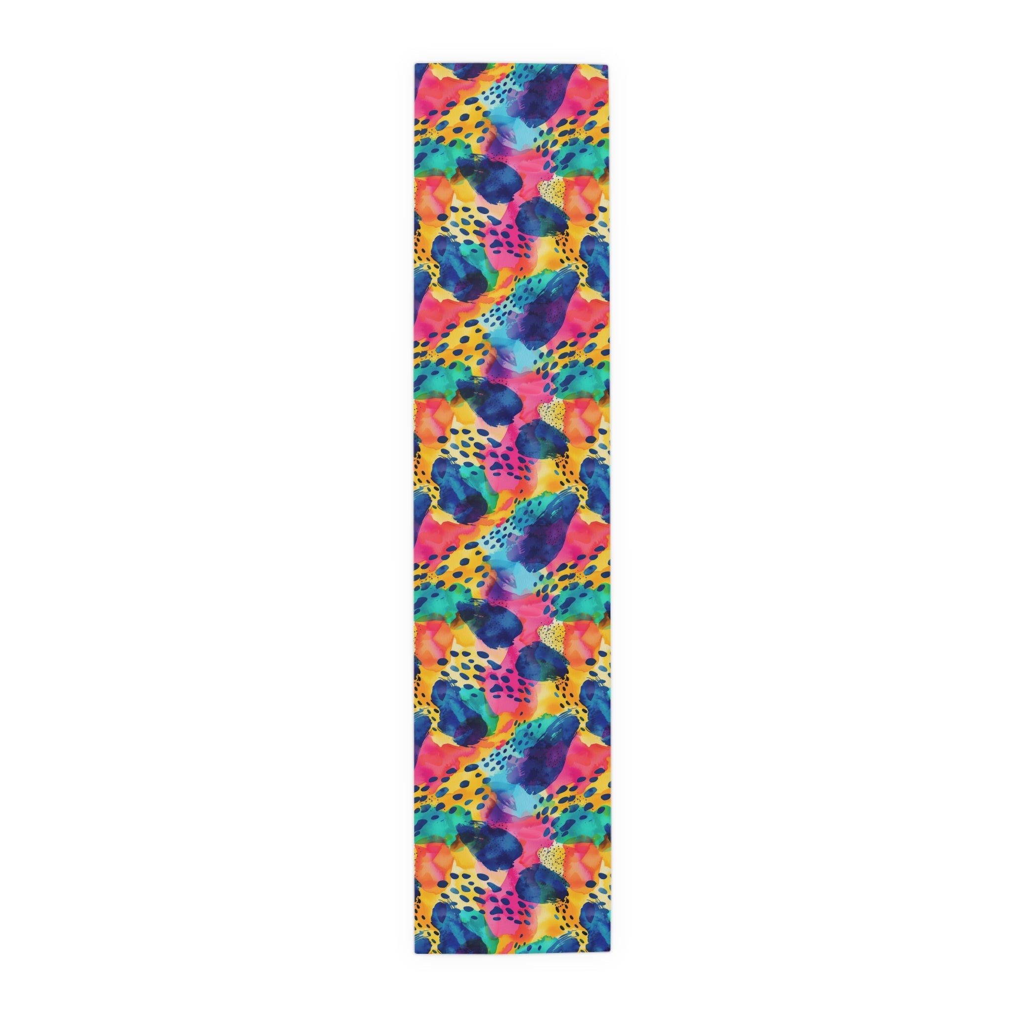 Bespattered Facade Colorful Abstract Table Runner (2 sizes)
