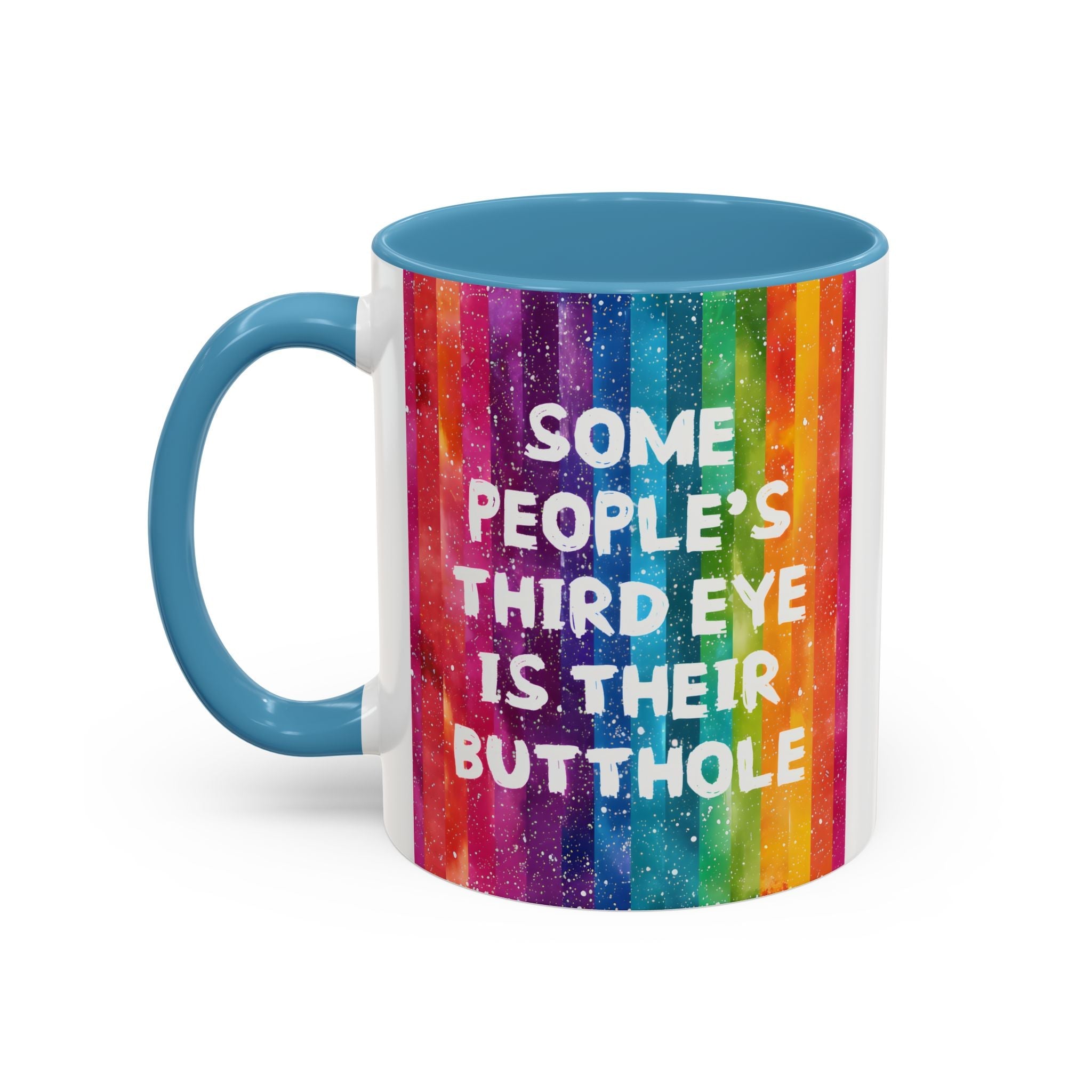 Bespattered Facade All-Seeing Butthole Rainbow Mug | Eight Colors | 11oz or 15oz