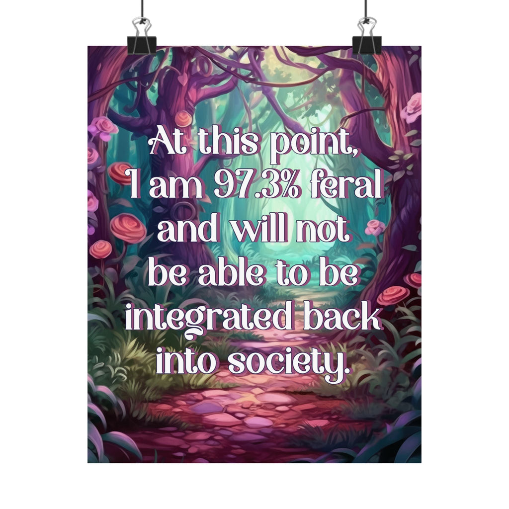 Bespattered Facade "97.3% Feral" Giclée Archival Matte Paper Prints