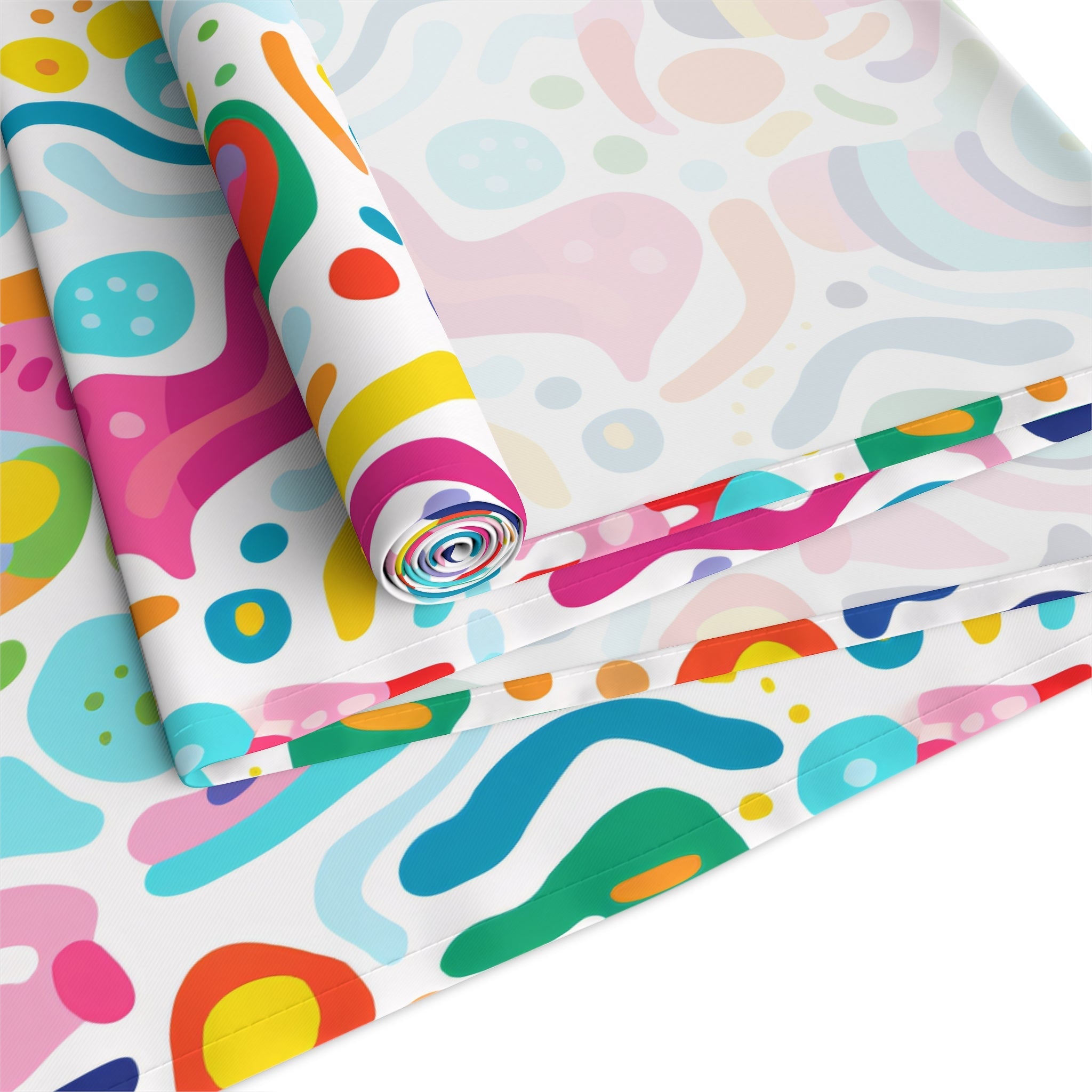 Bespattered Facade Rainbow Doodles Table Runner (2 sizes)