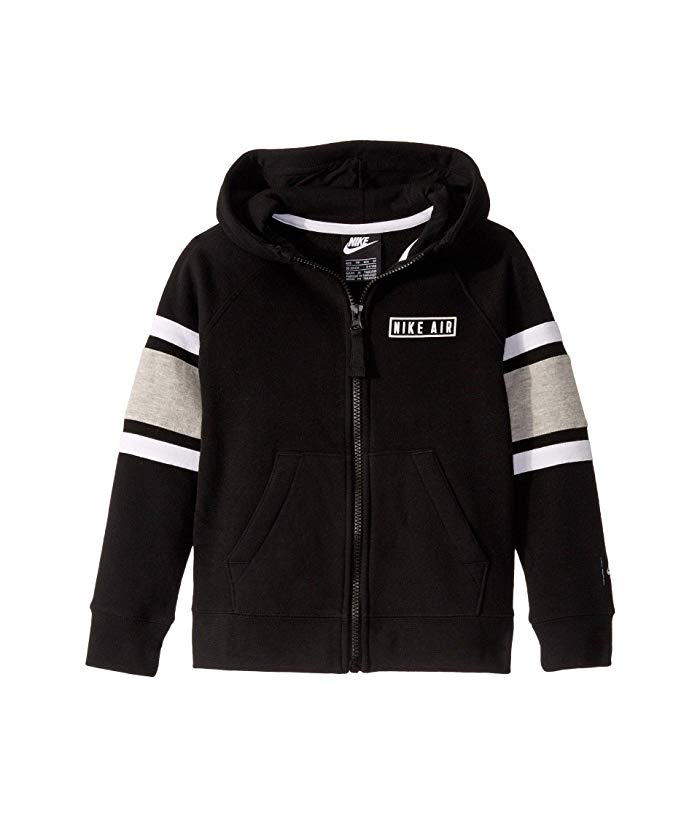Nike Air Boys Hoodie Sweatshirt Sportswear Full Zip Jacket, 4XS