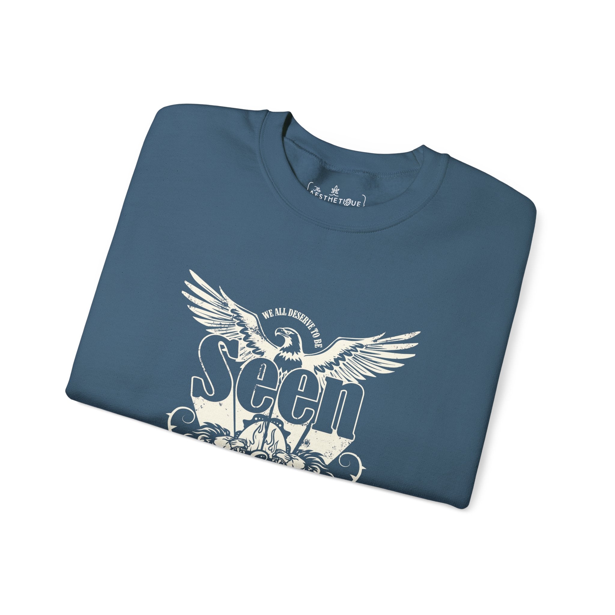 We All Deserve to be Seen & Heard - Adult Unisex Heavy Blend™ Crewneck Sweatshirt