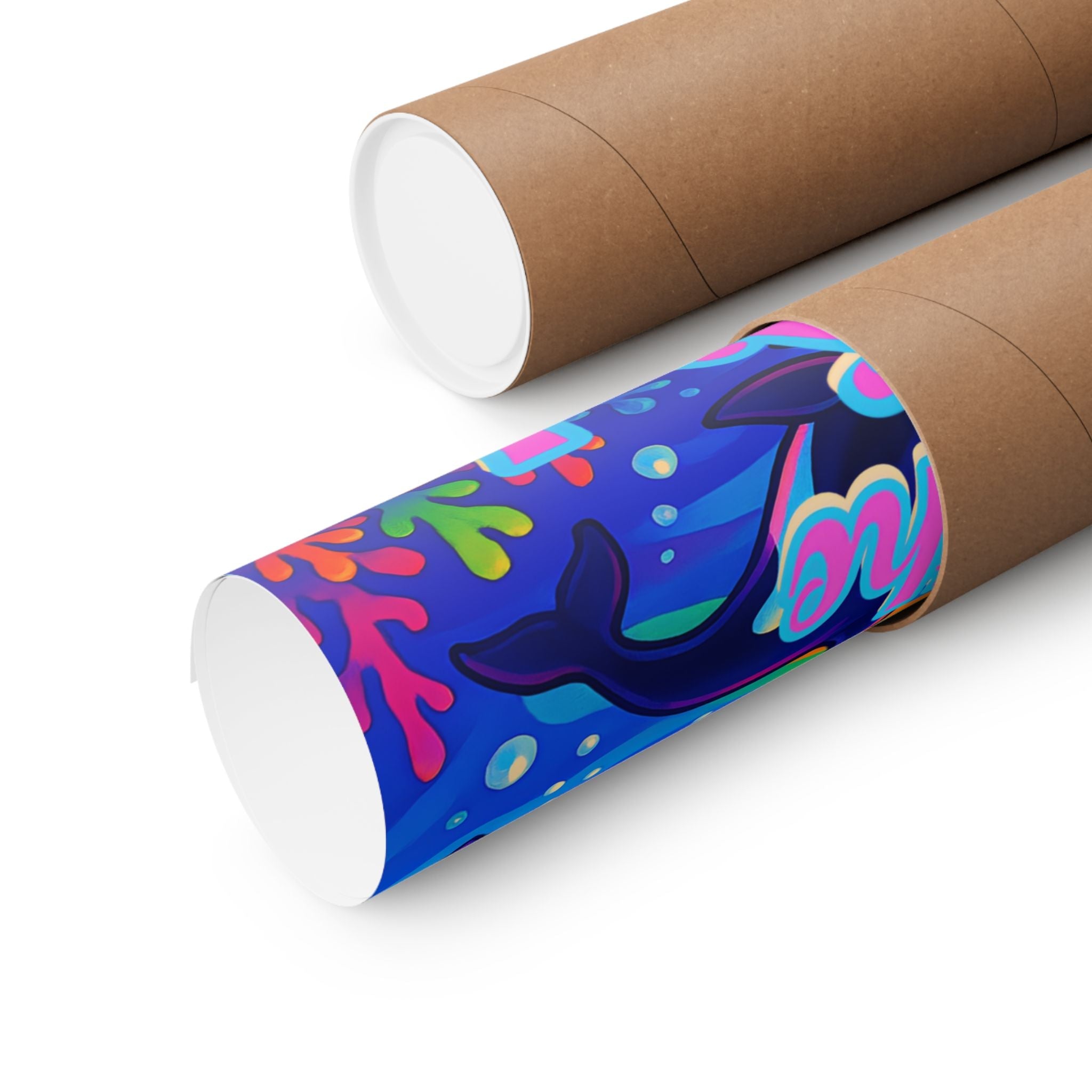 Bespattered Facade Eat the Rich Orcas Rainbow Giclée Archival Matte Paper Prints