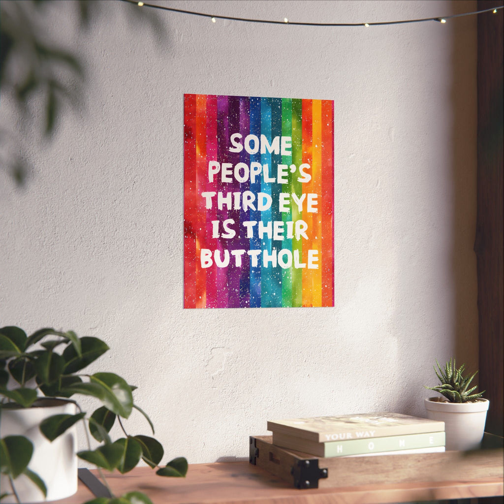 Bespattered Facade All-Seeing Butthole Rainbow Giclée Archival Matte Paper Prints