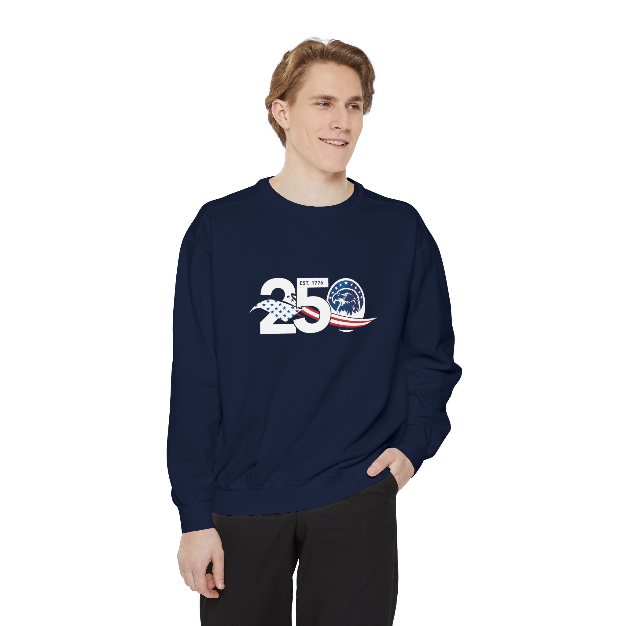 Flag in 250 -  Happy Birthday USA Sweatshirt