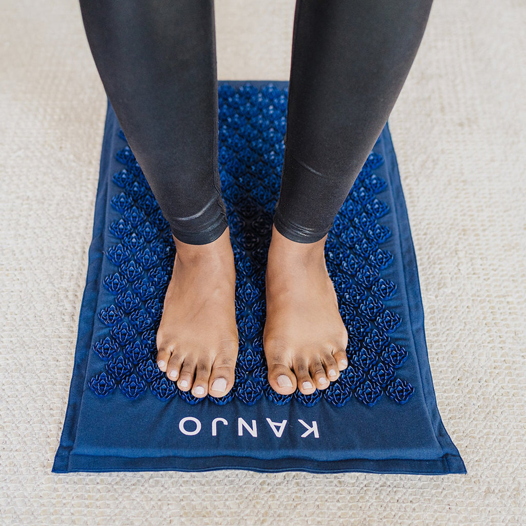Kanjo Memory Foam Acupressure Mat Set, Dark Blue KANNAVM