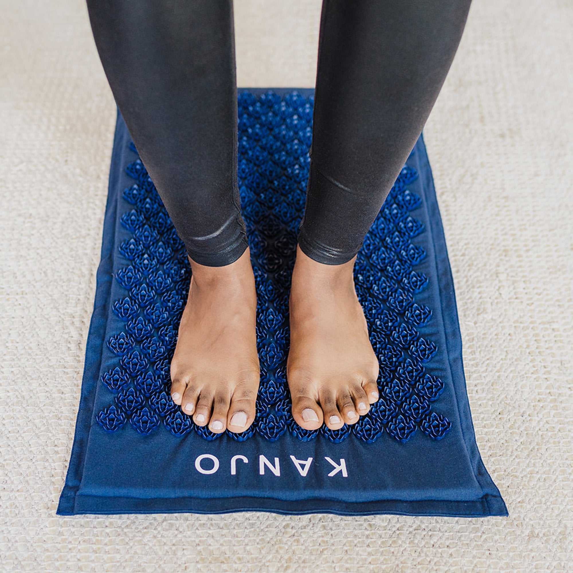 Kanjo Memory Foam Acupressure Mat Set, Dark Blue KANNAVM