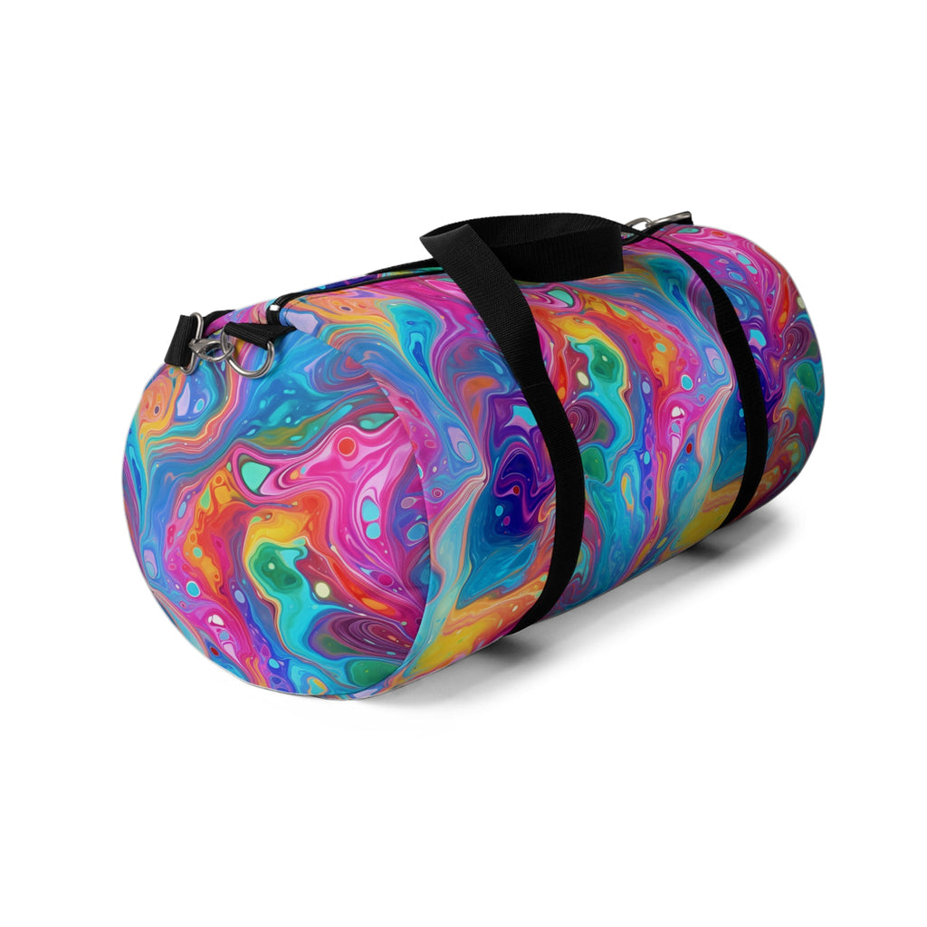Bespattered Facade Rainbow Flow Duffel Bag | 2 Sizes