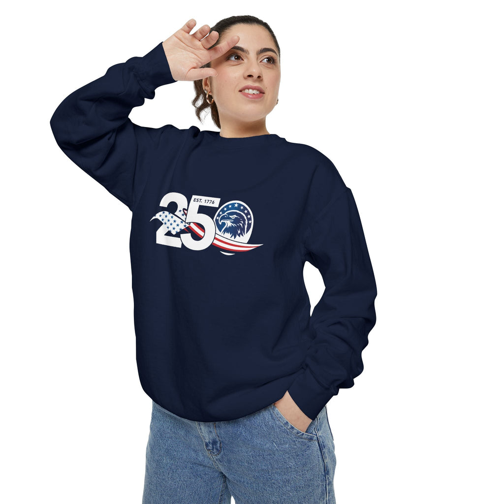 Flag in 250 -  Happy Birthday USA Sweatshirt