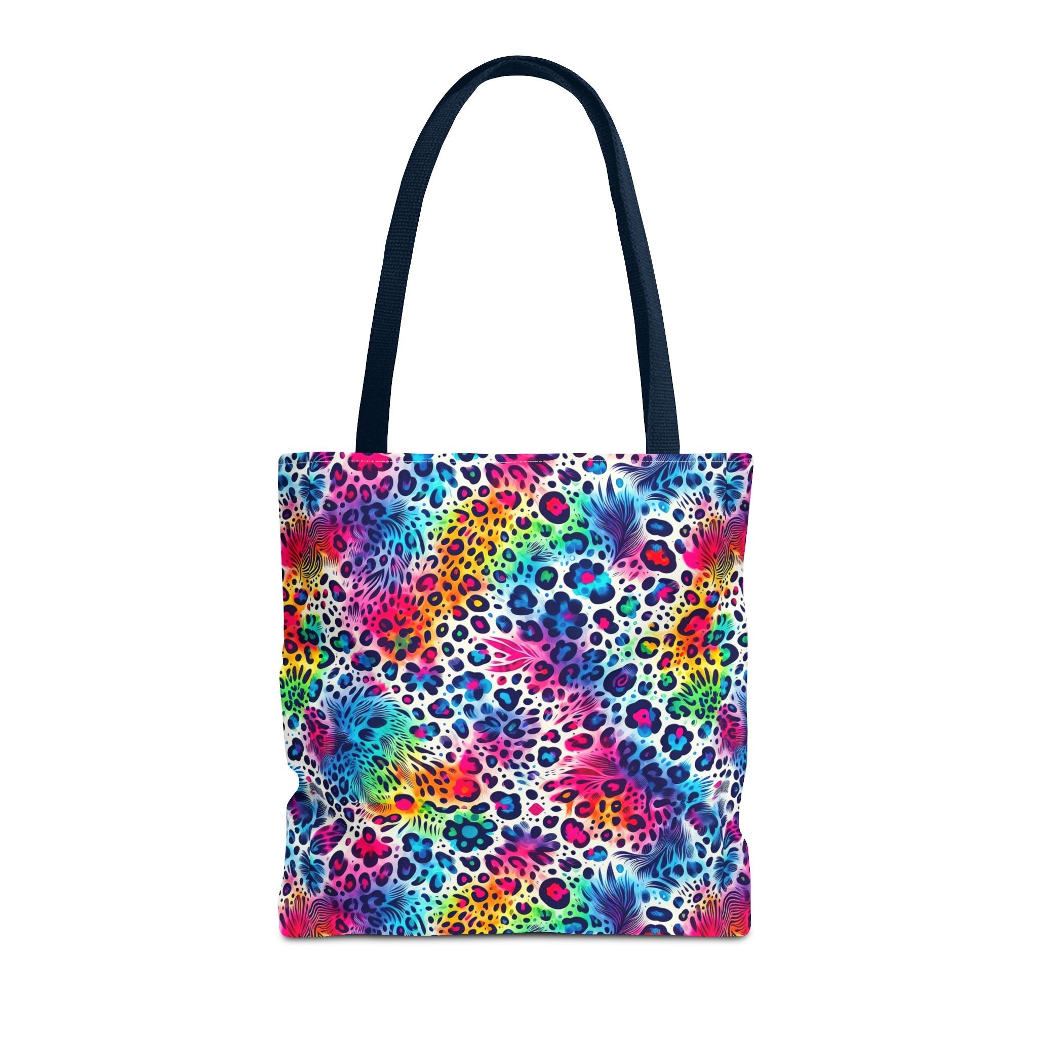 Bespattered Facade Neon Animal Print Eco-Friendly Carryall Tote Bag
