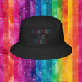 Bespattered Facade Protect the Dolls LGBTQ+ Pride Trans Support Embroidered Bucket Hat