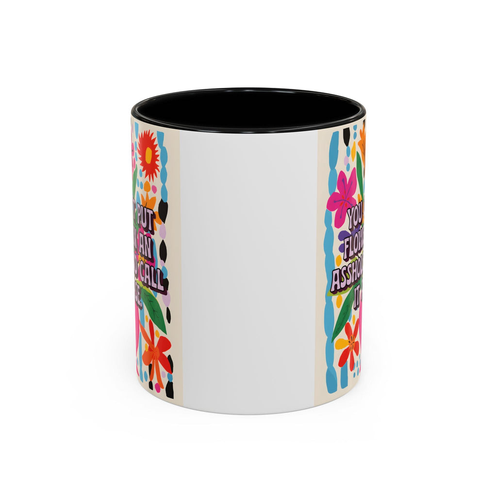 Bespattered Facade Flower Vase Floral Mug | Eight Colors | 11oz or 15oz