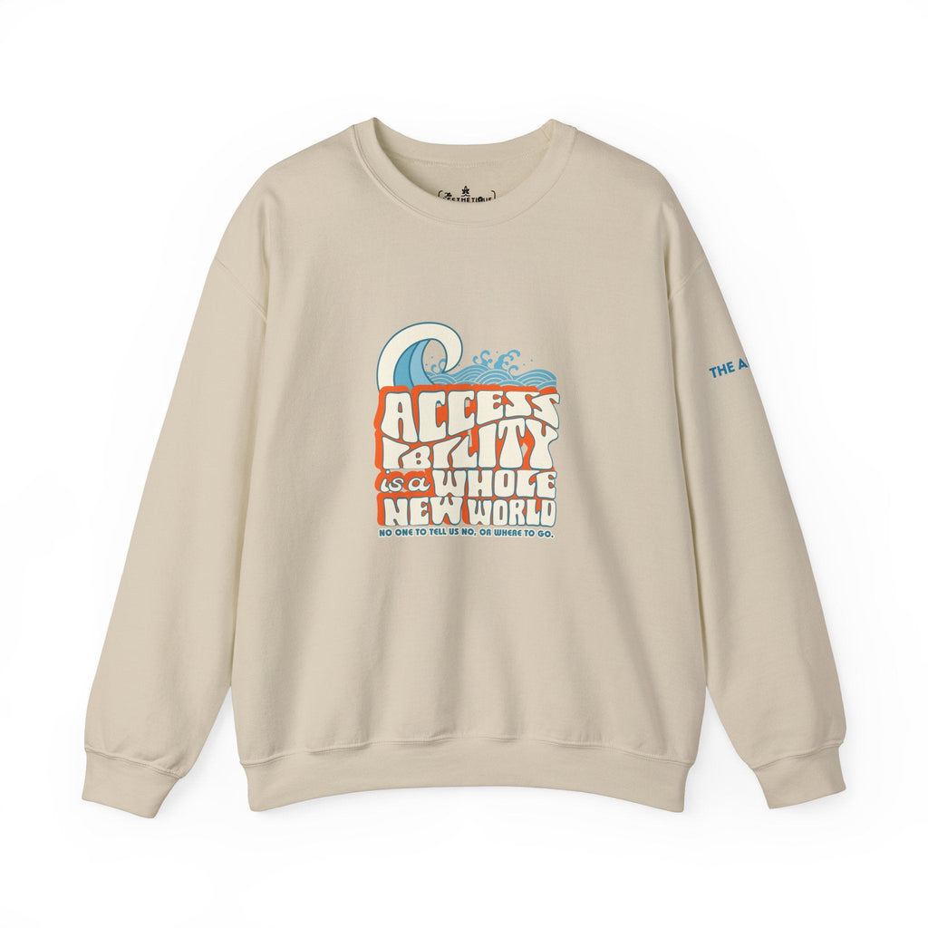 Access Ability Crewneck Sweatshirt - Unisex Heavy Blend™