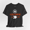 I Converse Via Letterboard - Unisex Jersey Short Sleeve Tee