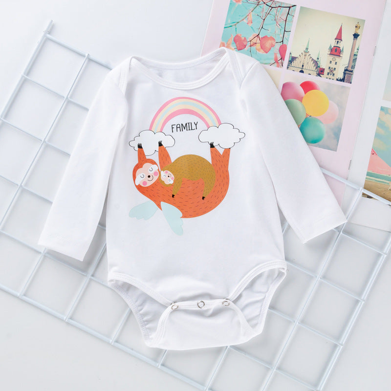 2020 New Spring Autumn Baby Cartoon Long Sleeve Set