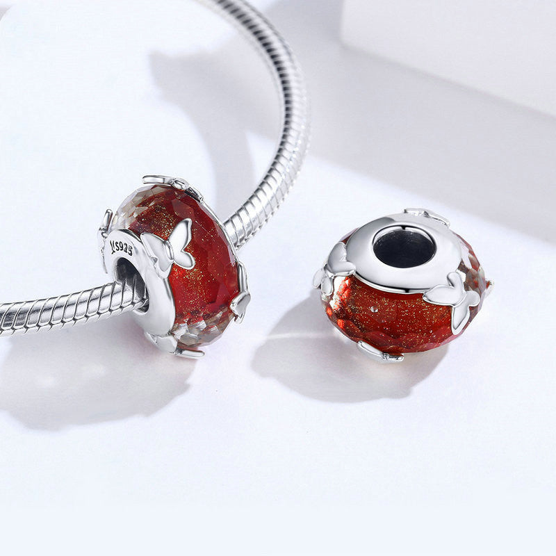 S925 Silver New Style Glass Beads for DIY Bracelets