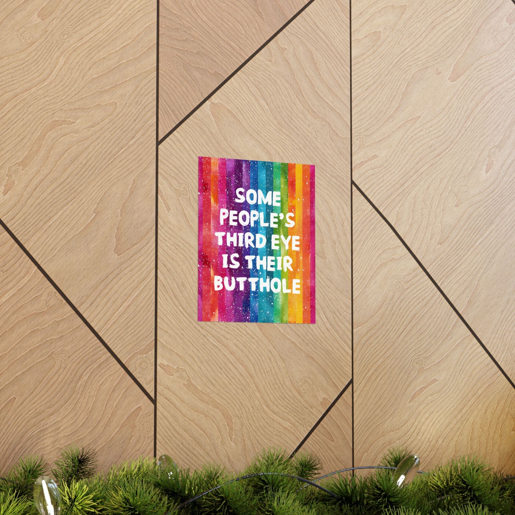 Bespattered Facade All-Seeing Butthole Rainbow Giclée Archival Matte Paper Prints