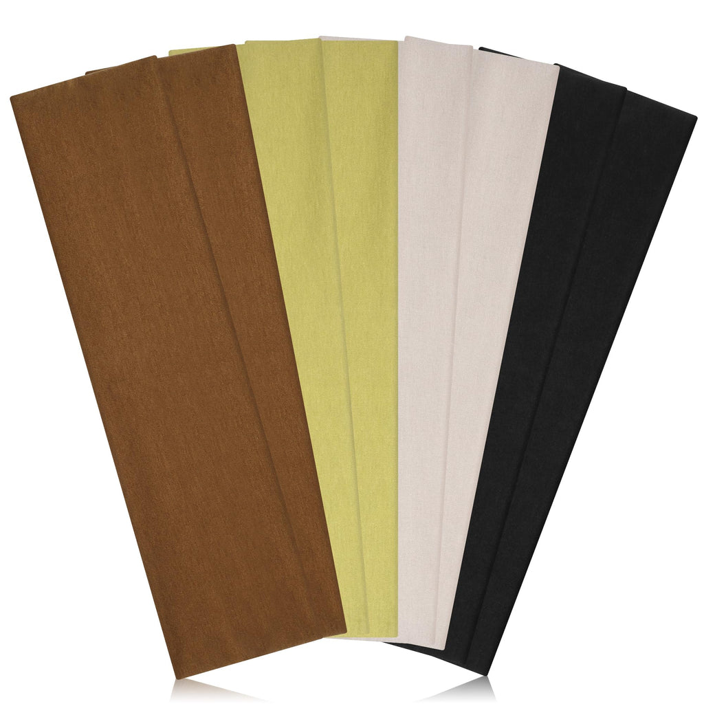 Headbands for Women Non Slip - Stylish Sports Hair Bands for Womens Hair - Soft Cotton Cloth Stretchy Headbands for Women for Yoga Outdoor Exercise Running