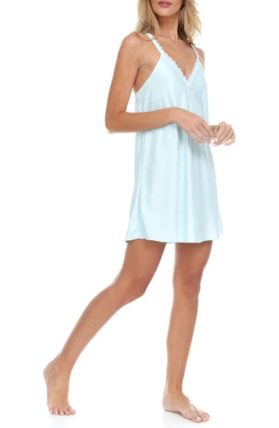 Flora by Flora Nikrooz Kendra Satin Chemise, Size: Large