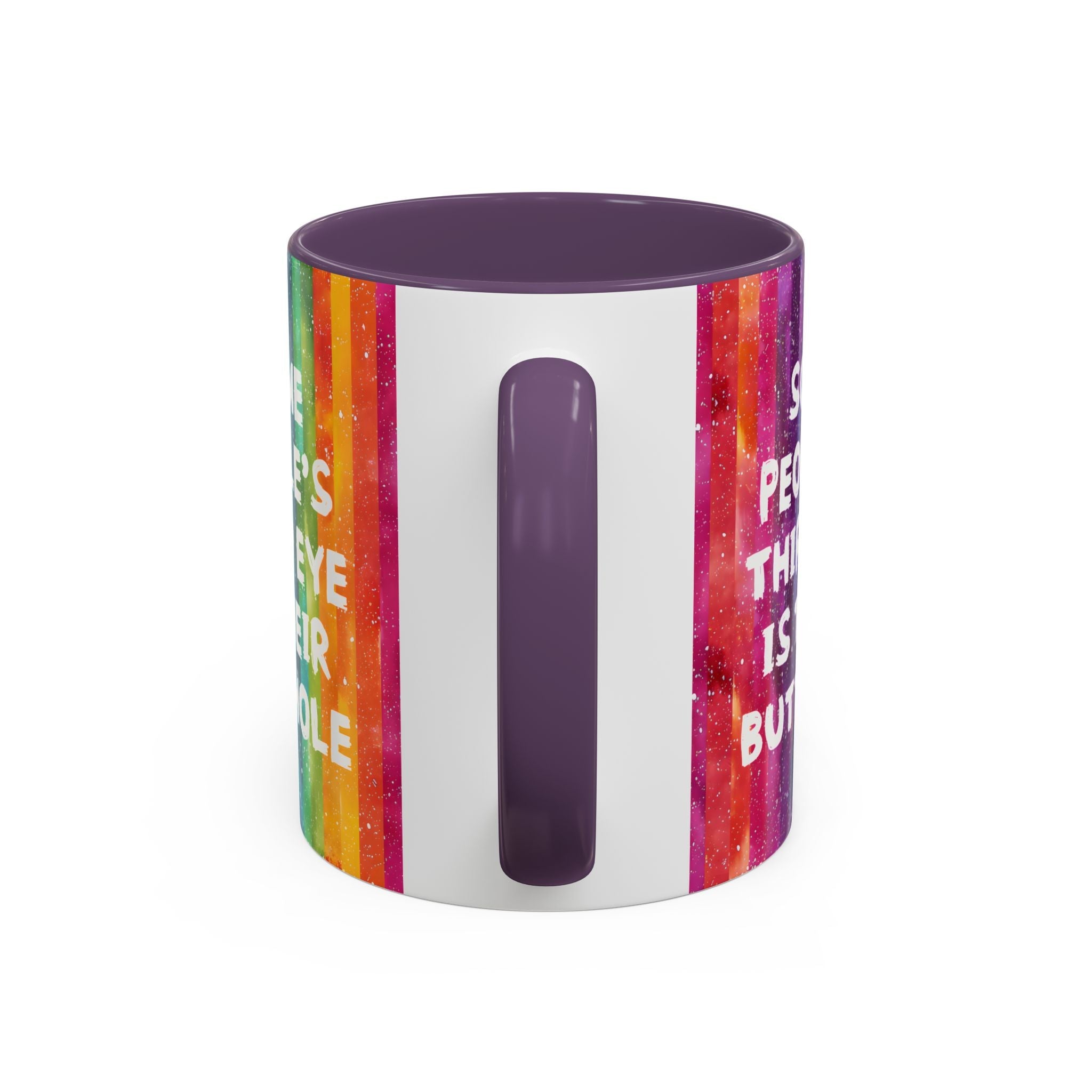 Bespattered Facade All-Seeing Butthole Rainbow Mug | Eight Colors | 11oz or 15oz