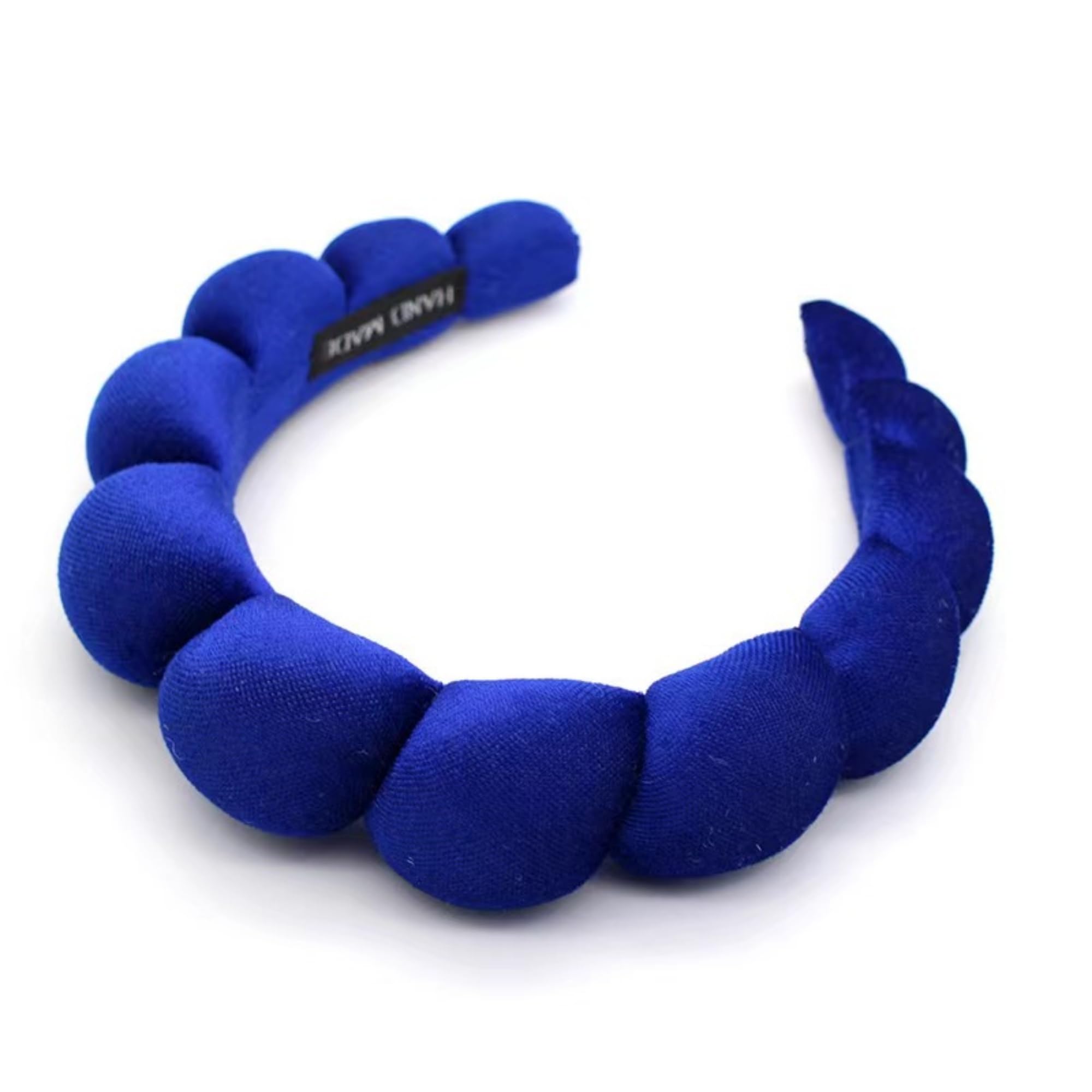 Uchyius Fashion Headbands for Women Padded Fabric Hair Bands Wide Velvet Non Slip Headband Hair Accessories for Women Girls (Royal Blue)
