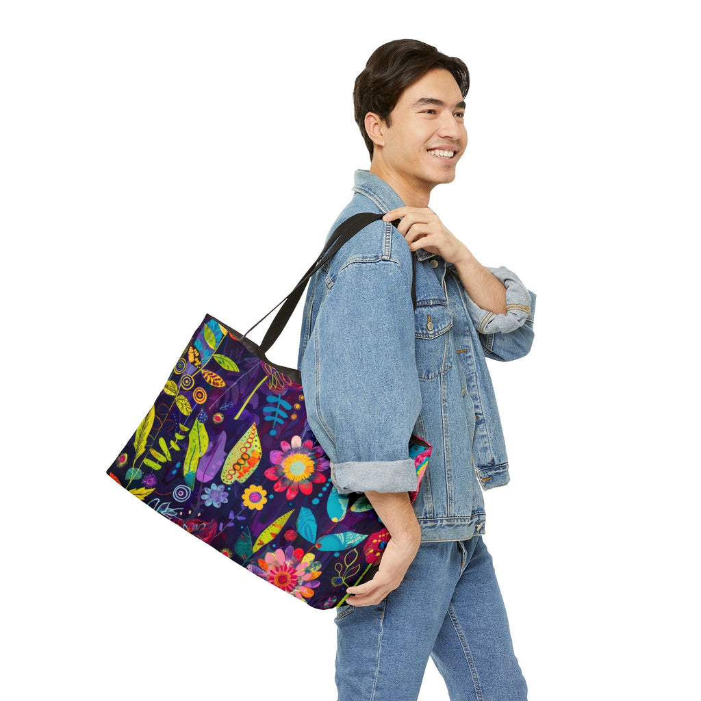 Bespattered Facade Colorful Flowers Weekender Beach Tote Bag
