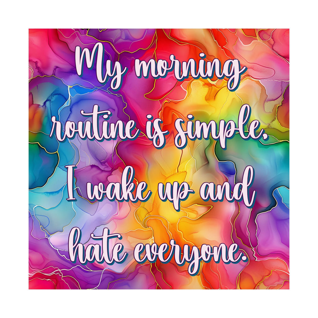 Bespattered Facade "Morning Routine" Giclée Archival Matte Paper Prints
