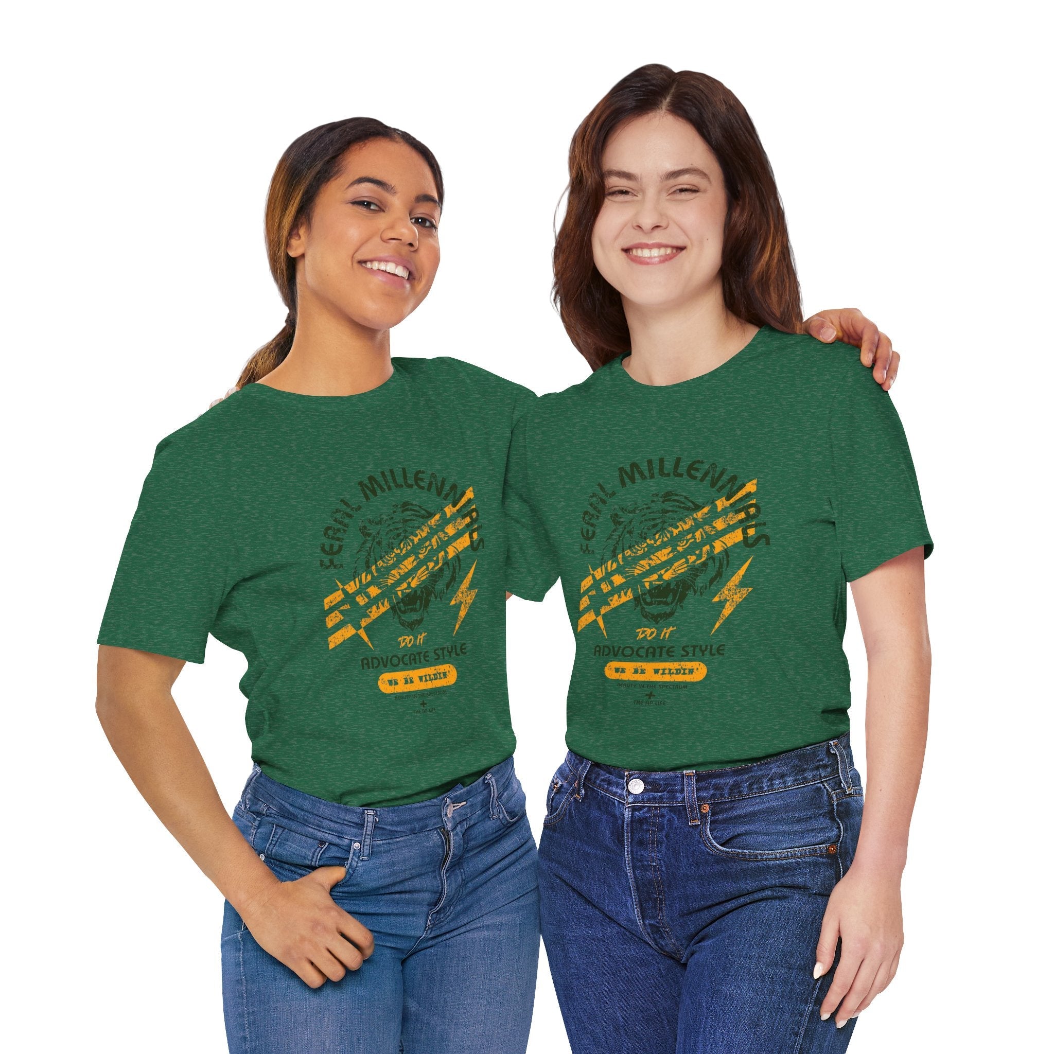 Feral Millennials Do It Advocate Style (We Be Wildin') - Adult Unisex Jersey Tee