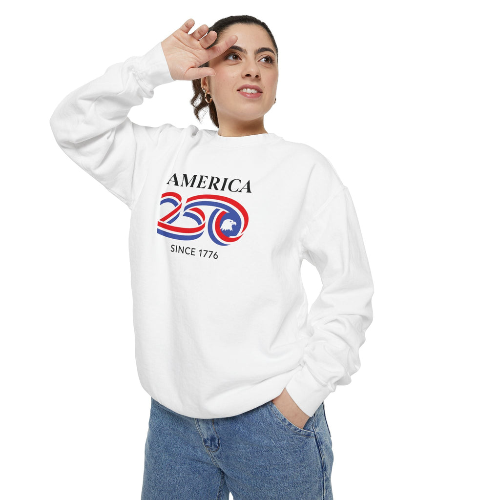 Eagle in 250 -  Happy Birthday USA Sweatshirt
